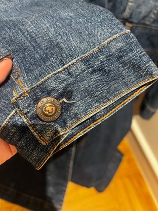 Abrigo vaquero Phard Jeans desgastado vintage M