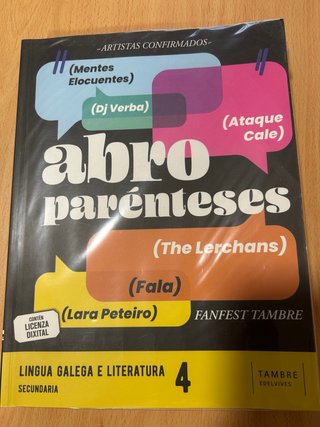 Lingua Galega e Literatura 4, Secundaria, Fanfe...