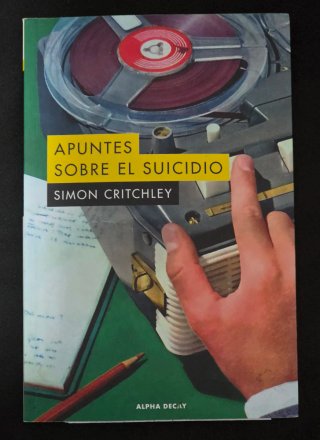 Libro Apuntes sobre el suicidio Simon Critchley EN