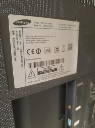 Televisión Samsung Curva Negra 55