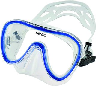 Máscara de snorkel y buceo marca Seac modelo Salin