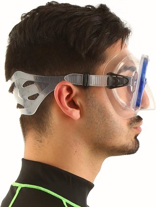 Máscara de snorkel y buceo marca Seac modelo Salin