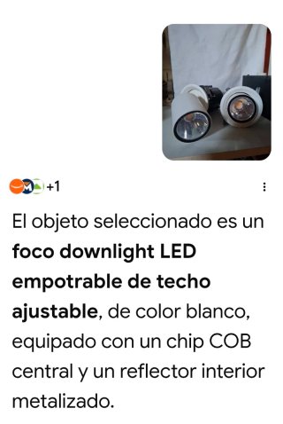 Foco LED Empotrable Techo