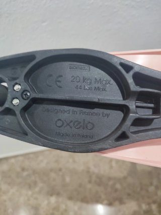 Patinete Oxelo 3 Ruedas Rosa