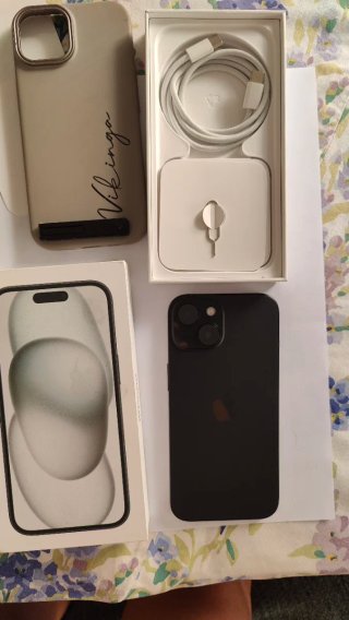 iPhone 15 128GB Negro - Batería 100% + Garantía