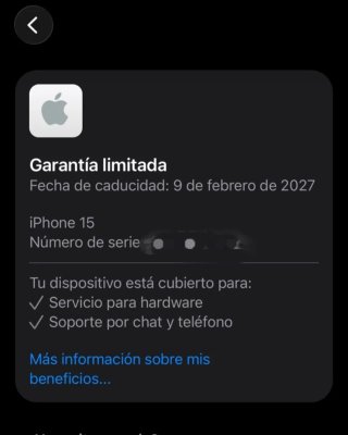 iPhone 15 128GB Negro - Batería 100% + Garantía
