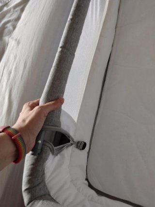 Minicuna Kinderkraft gris