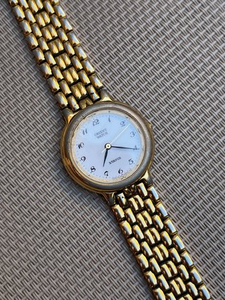 Reloj Orient Xernus Mujer Baño Oro