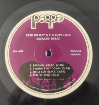 Vinilo Fred & The New J.B.'s Breaking Bread