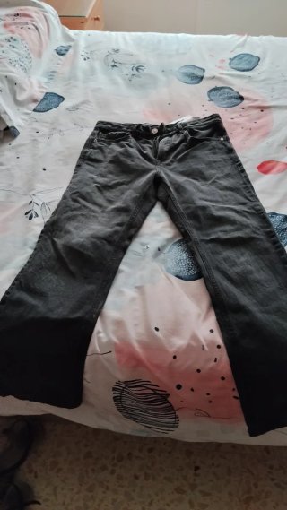 Pantalón vaquero negro Stradivarius D98 Petite