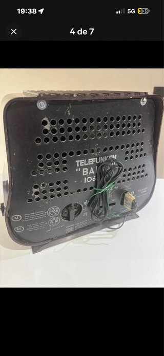 Radio Antigua de válvulas Telefunken BAHIA
