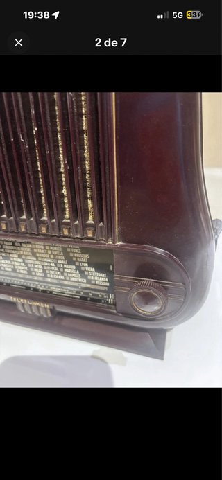 Radio Antigua de válvulas Telefunken BAHIA