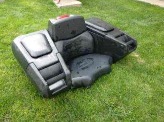 Baúl con asiento para Quad