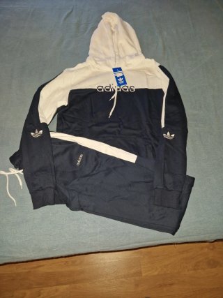 Conjunto Chándal Adidas Invierno Azul/Blanco