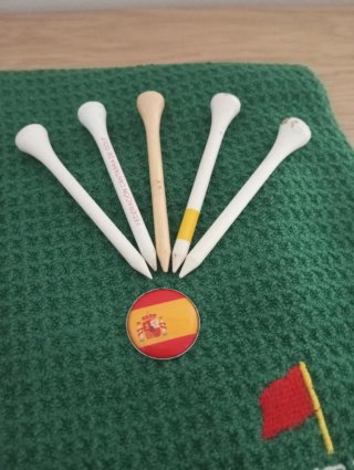 Toalla Masters Augusta + 5 Tees y Pin España