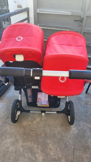 Bugaboo Donkey Duo Gemelar Rojo