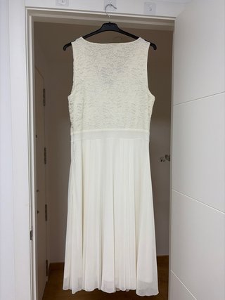 Vestido de fiesta blanco Anna Field Talla XL