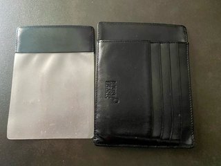 Tarjetero Montblanc Meisterstück Piel Negro