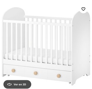 Cuna Gonatt Ikea Blanca