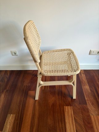 Silla Mimbre Ikea Voxlov Beige