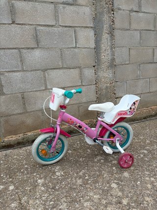 Bicicleta infantil Minnie 3-5 años 12 pulgadas