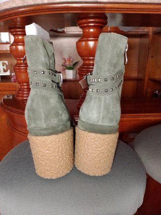 Botas Alma en Pena T38 Verde Oliva