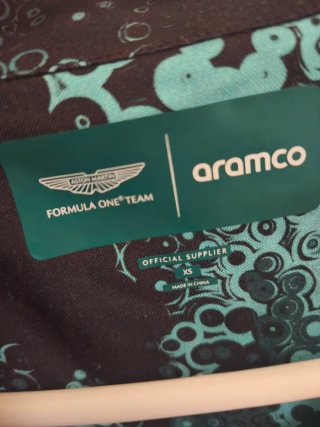 Camisa Aramco Aston Martin F1 Team Nueva