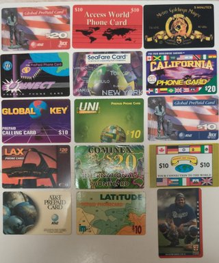 Lotto 15 Schede Telefoniche USA