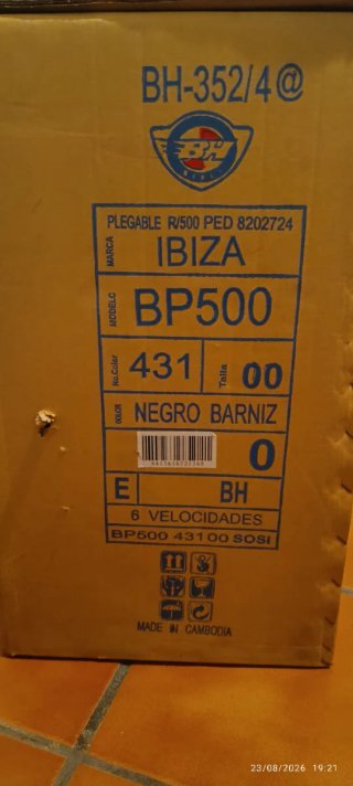 Bicicleta plegable BH Ibiza BP 500 Sin estrenar