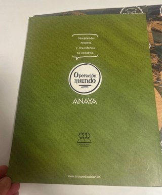 Biología y Geología, 4 ESO, Operación mundo