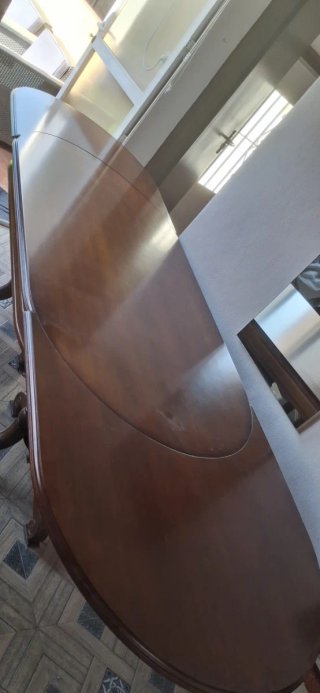 Mesa de comedor extensible madera maciza