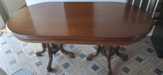 Mesa de comedor extensible madera maciza