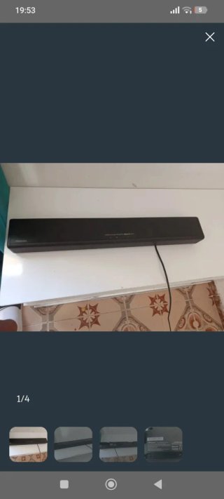 Barra de sonido Hisense negra