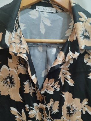 Vestido camisero estampado FLORENCIA.