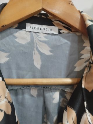 Vestido camisero estampado FLORENCIA.