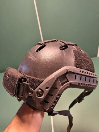 Casco Airsoft Negro Talla S/M