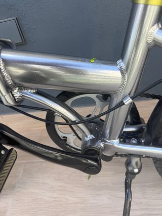 Bicicleta Plegable B'Twin Plata