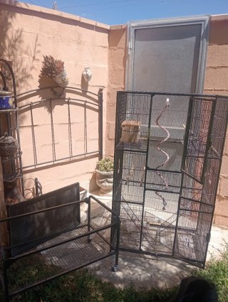 Jaula para pájaros grande