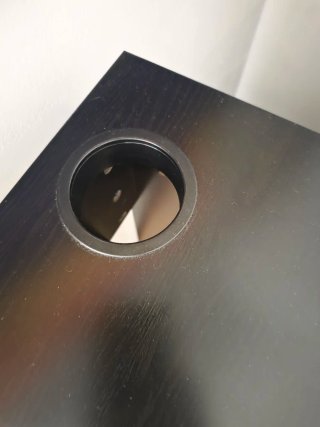 Escritorio Ikea Micke Negro/Marrón