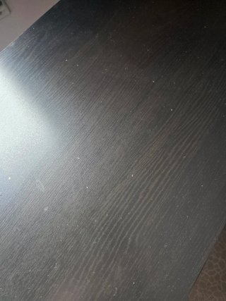 Escritorio Ikea Micke Negro/Marrón