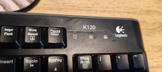 Teclado Logitech K120 USB Negro