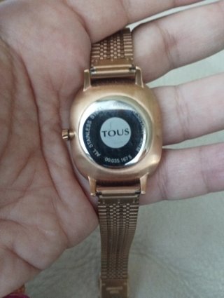 Reloj Tous Acero Rosado Esfera Verde