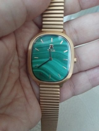 Reloj Tous Acero Rosado Esfera Verde