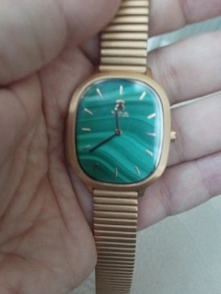 Reloj Tous Acero Rosado Esfera Verde
