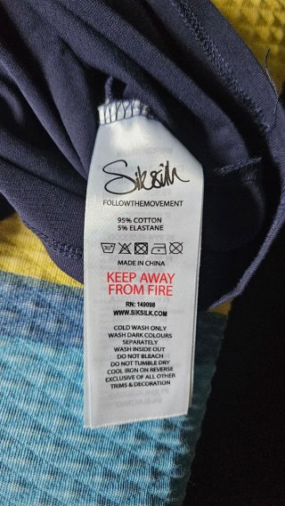 Camiseta SikSilk Azul