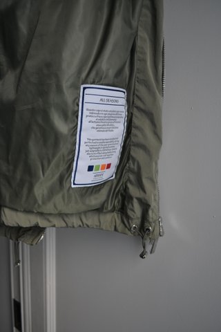 Gabardina Armani Collezioni Verde Caqui