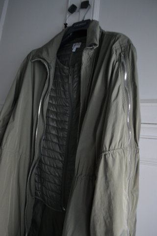 Gabardina Armani Collezioni Verde Caqui