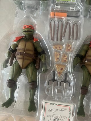 Pack Figuras Tortugas Ninja 2 1991 TMNT NECA