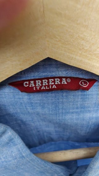 Camicia Carrera uomo manica corta