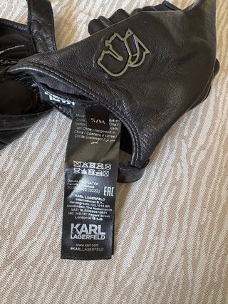 Guantes Karl Lagerfeld Mujer Negro